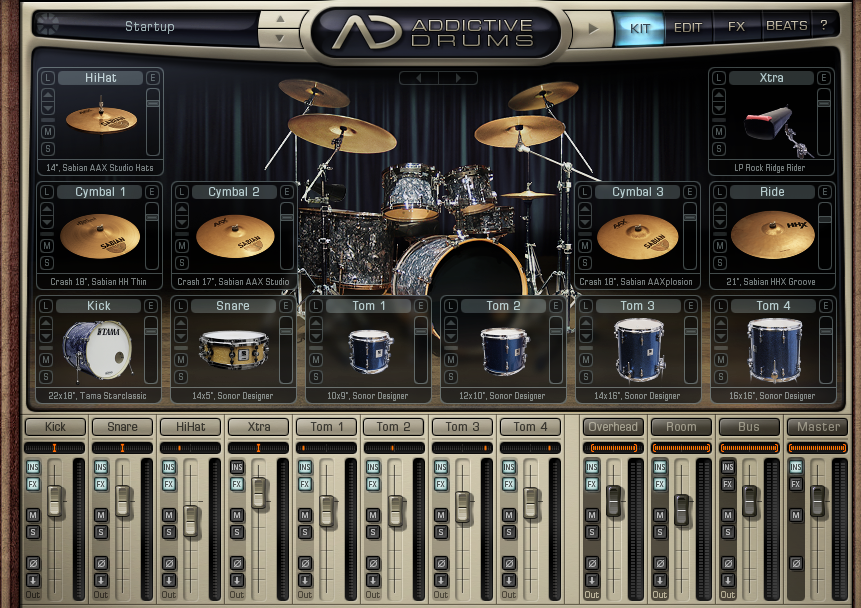 XLN Audio “Addictive Drums” 使用感とテスト的音源