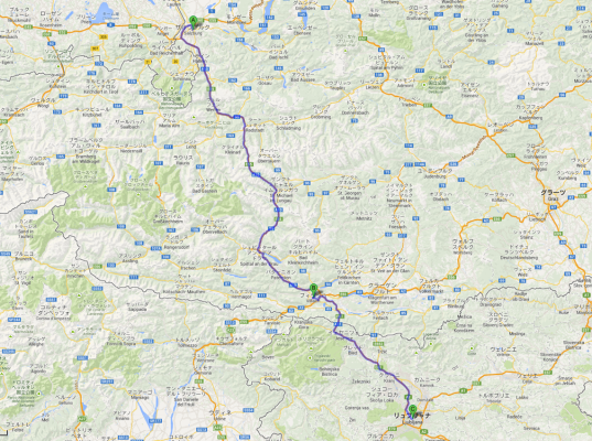 Salzburg to Ljubljana via Villach